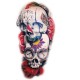 Tatoo temporaire crâne mexicain coloré
