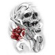 Tatoo temporaire skull gun & roses