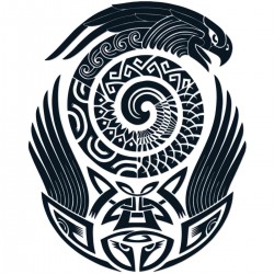 Tatoo temporaire Perroquet Maorie