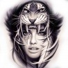 Tattoo temporaire "Femme tigre"