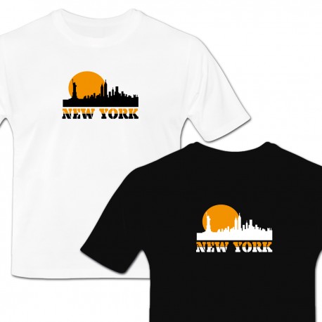 Tee shirt crépuscule sur New York