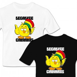 Tshirt Legalize Canari Rasta