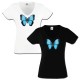 Tshirt papillon Morpho en relief
